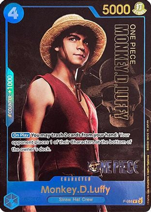 Monkey.D.Luffy (055) (Premium Card Collection -Live Action Edition-) (P-055) - One Piece Promotion Cards - Single Cards