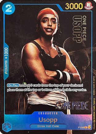 Usopp (Premium Card Collection -Live Action Edition-) (P-049) - One Piece Promotion Cards - Single Cards