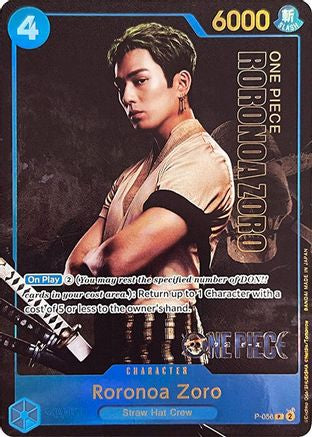 Roronoa Zoro (Premium Card Collection -Live Action Edition-) (P-056) - One Piece Promotion Cards - Single Cards