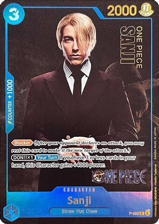 Sanji (Premium Card Collection -Live Action Edition-) (P-050) - One Piece Promotion Cards - Single Cards