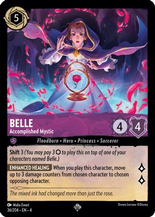 Belle - Accomplished Mystic (36/204) - Ursulas Return - Single Cards