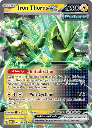 Iron Thorns ex (077/167) SV06: Twilight Masquerade Pokemon - Single Cards