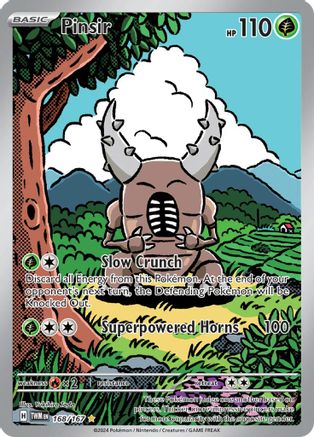 Pinsir (168/167) SV06: Twilight Masquerade Pokemon - Single Cards