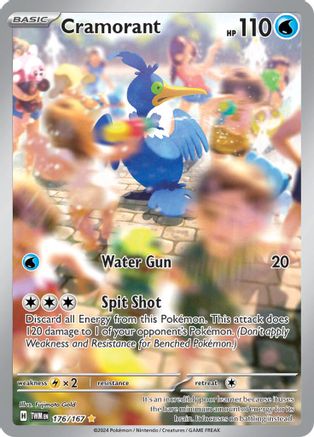 Cramorant (176/167) SV06: Twilight Masquerade Pokemon - Single Cards