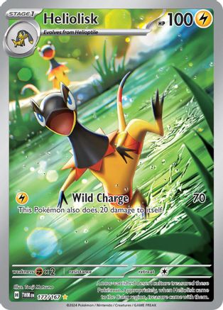 Heliolisk (177/167) SV06: Twilight Masquerade Pokemon - Single Cards