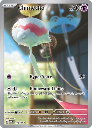 Chimecho (179/167) SV06: Twilight Masquerade Pokemon - Single Cards