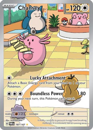 Chansey (187/167) SV06: Twilight Masquerade Pokemon - Single Cards