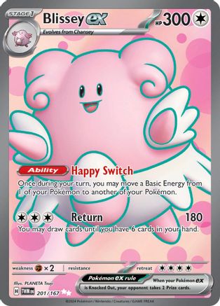 Blissey ex (201/167) SV06: Twilight Masquerade Pokemon - Single Cards