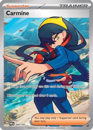 Carmine (204/167) SV06: Twilight Masquerade Pokemon - Single Cards
