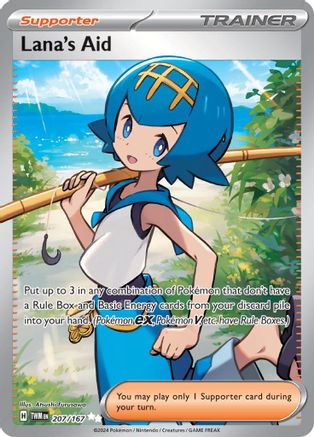 Lanas Aid (207/167) SV06: Twilight Masquerade Pokemon - Single Cards