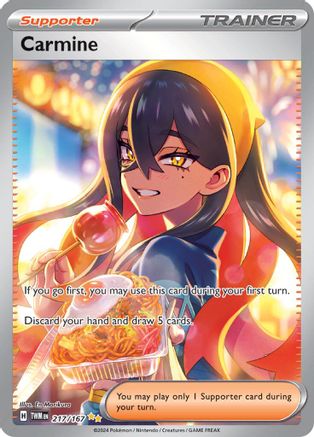 Carmine (217/167) SV06: Twilight Masquerade Pokemon - Single Cards
