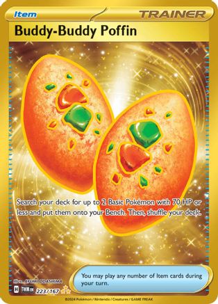 Buddy Buddy Poffin (223/167) SV06: Twilight Masquerade Pokemon - Single Cards