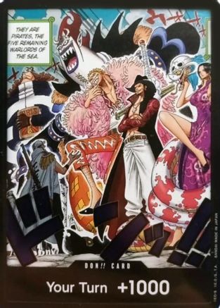 DON!! Card (Alternate Art) One Piece - 500 Years in the Future - Single Cards