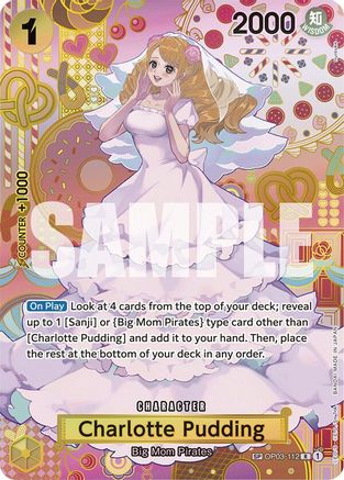 Charlotte Pudding (SP) (OP03-112) One Piece - Two Legends - Single Cards