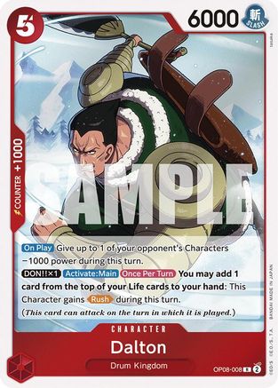 Dalton (OP08-008) One Piece - Two Legends - Single Cards