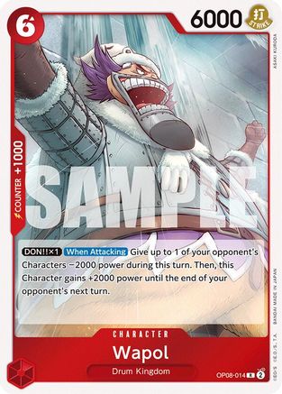 Wapol (OP08-014) One Piece - Two Legends - Single Cards