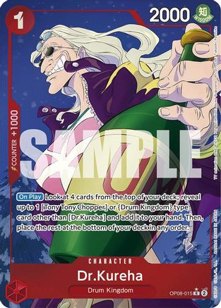 Dr.Kureha (Parallel) (OP08-015) One Piece - Two Legends - Single Cards