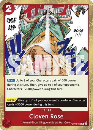 Cloven Rose (OP08-018) One Piece - Two Legends - Single Cards