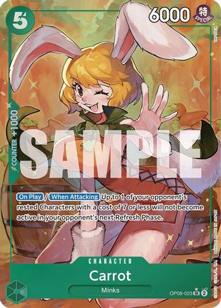 Carrot (023) (Parallel) (OP08-023) One Piece - Two Legends - Single Cards