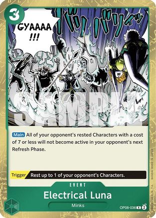 Electrical Luna (OP08-036) One Piece - Two Legends - Single Cards