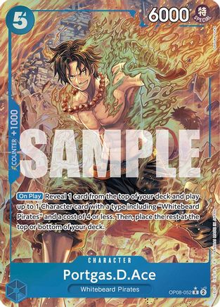 Portgas.D.Ace (Parallel) (OP08-052) One Piece - Two Legends - Single Cards