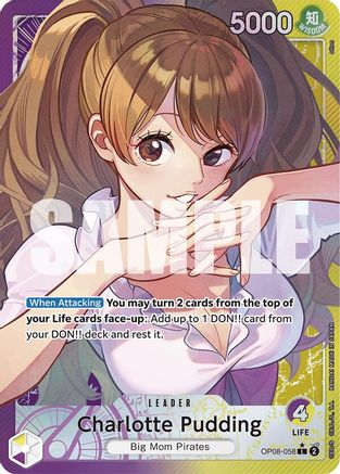 Charlotte Pudding (058) (Parallel) (OP08-058) One Piece - Two Legends - Single Cards