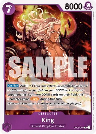 King (060) (OP08-060) One Piece - Two Legends - Single Cards