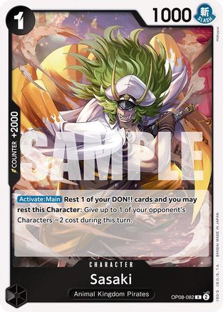 Sasaki (OP08-082) One Piece - Two Legends - Single Cards