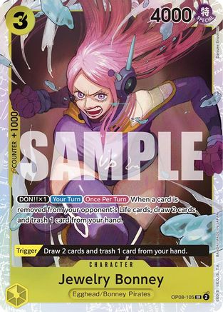 Jewelry Bonney (OP08-105) One Piece - Two Legends - Single Cards