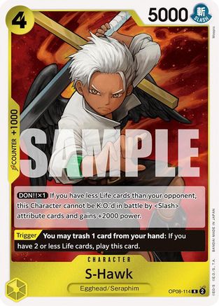 S-Hawk (OP08-114) One Piece - Two Legends - Single Cards