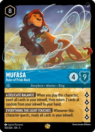 Mufasa - Ruler of Pride Rock (150/204) - Shimmering Skies - Single Cards