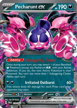 Pecharunt ex - 039/064 39 - SV Shrouded Fable Holofoil - Single Cards