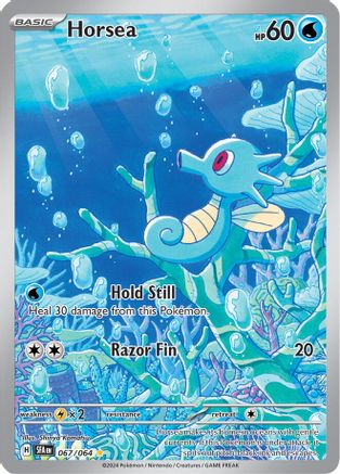 Horsea 67 - SV Shrouded Fable Pokemon Holofoil - Single Cards