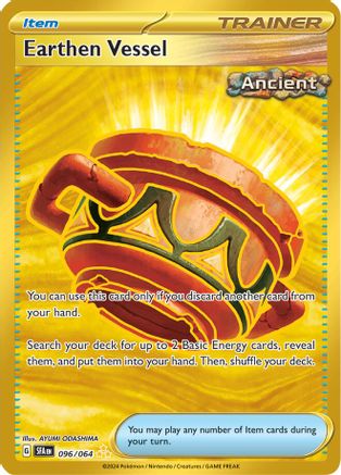 Earthen Vessel 96 - SV Shrouded Fable Pokemon Holofoil - Single Cards