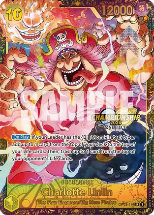 Charlotte Linlin (Championship 2024) (OP03-114) - One Piece Promotion Cards Foil - Single Cards