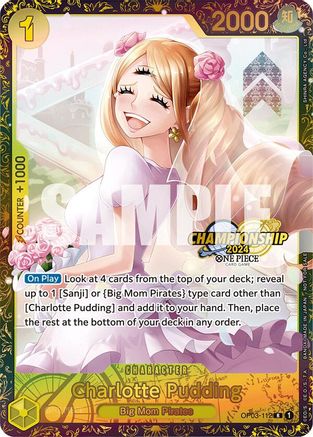 Charlotte Pudding (Championship 2024) (OP03-112) - One Piece Promotion Cards - Single Cards