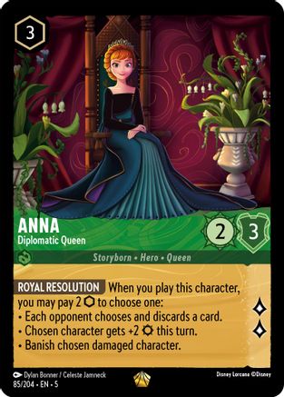 Anna - Diplomatic Queen (85/204) - Shimmering Skies - Single Cards