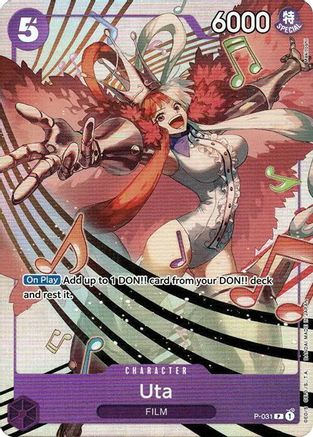 Uta - P-031 (Premium Card Collection -Uta-) (P-031) - One Piece Promotion Cards - Single Cards