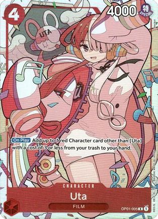 Uta - OP01-005 (Premium Card Collection -Uta-) (OP01-005) - One Piece Promotion Cards - Single Cards