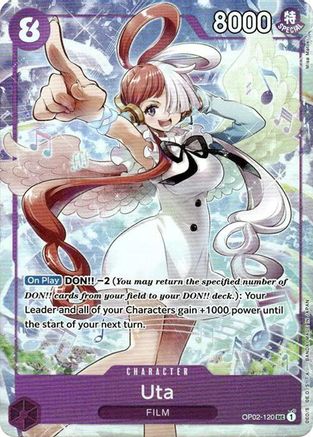 Uta - OP02-120 (Premium Card Collection -Uta-) (OP02-120) - One Piece Promotion Cards - Single Cards