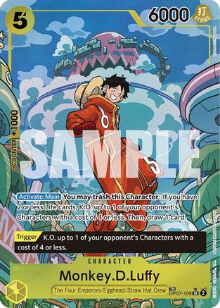 Monkey.D.Luffy (TR) (OP07-109) One Piece - Two Legends - Single Cards
