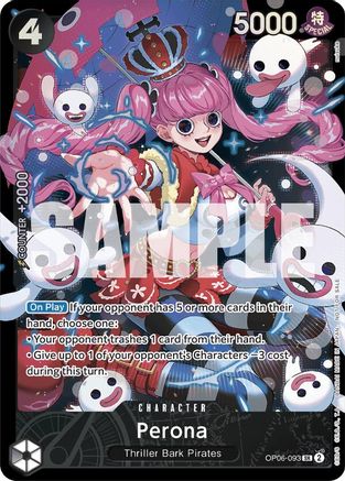 Perona (Store Treasure Cup 2024) (OP06-093) - One Piece Promotion Cards Foil - Single Cards