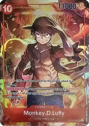 Monkey.D.Luffy (Treasure Booster Set) (ST10-006) - One Piece Promotion Cards - Single Cards