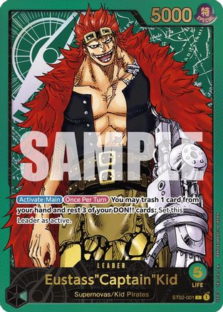 Eustass"Captain"Kid (Premium Card Collection -Leader Collection-) (ST02-001) - One Piece Promotion Cards - Single Cards