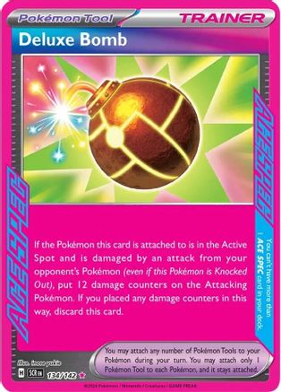Deluxe Bomb 134 - Pokemon SV07 Stellar Crown Holofoil - Single Cards