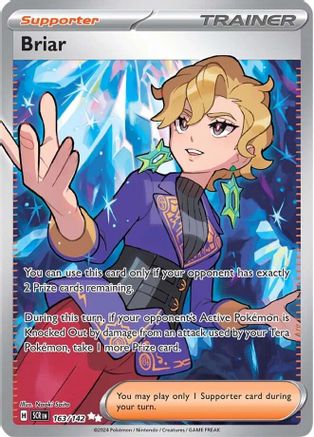 Briar 163 - Pokemon SV07 Stellar Crown Holofoil - Single Cards
