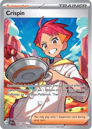 Crispin 164 - Pokemon SV07 Stellar Crown Holofoil - Single Cards