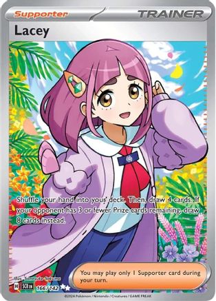 Lacey 166 - Pokemon SV07 Stellar Crown Holofoil - Single Cards