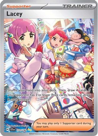 Lacey 172 - Pokemon SV07 Stellar Crown Holofoil - Single Cards