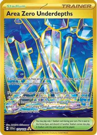 Area Zero Underdepths 174 - Pokemon SV07 Stellar Crown Holofoil - Single Cards